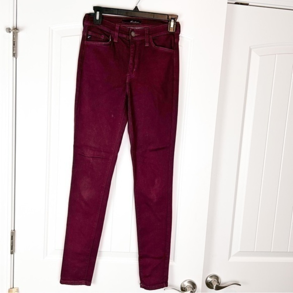 Kancan skinny jeans womens size 26 Estilo maroon high waist